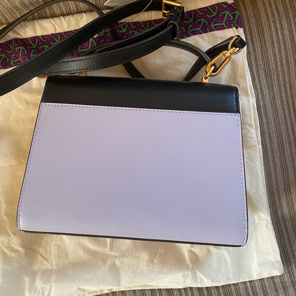 Tory Burch Juliette Small Colorblock Top-Handle Satchel Bag - Picture 2 of 8